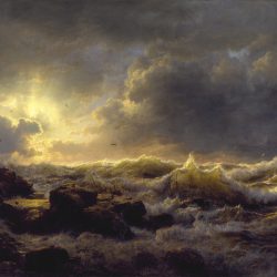 andreas achenbach clearing up-coast of sicily walters копии картин на заказ