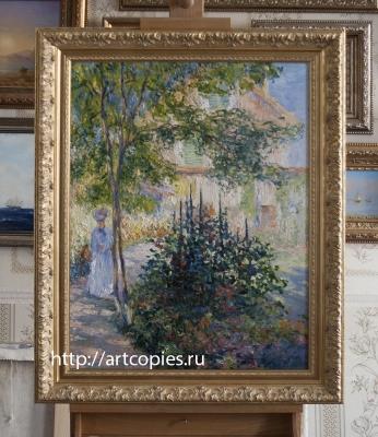 Копия картины «Камилла Моне в саду у дома в Аржантёе» Клод Моне Копия картины «Камилла Моне в саду у дома в Аржантёе» Клод Моне